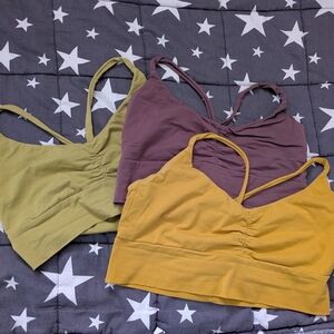 Una Pluma Organic Yoga Bralette Set Size Medium
